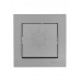 Выключатель одноклавишный проходной серый Lezard серия Vesna 742-3588-107 фото 3